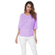 Solid V-neck Batwing Sleeve Loose Tops Women Casual Plus Size Summer Tees Multicolor Female Fashion Simple Wild T-shirts New