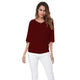Solid V-neck Batwing Sleeve Loose Tops Women Casual Plus Size Summer Tees Multicolor Female Fashion Simple Wild T-shirts New