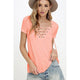 Solid V-neck Hollow Out Summer Tops Women Casual Short Sleeve Lace Up Soft Slim Tees Female Vogue Sexy Simple Wild T-shirts New
