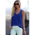 Solid V-neck Sleeveless Chiffon Tops Women Casual Loose Summer Tank Tops Plus Size Ladies Fashion Simple Wild Soft T-shirts New