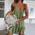 Spaghetti Strap Ruffle Dress Women Summer Dress 2019 Cotton Linen Vestidos Shift Green Dresses Off Shoulder Sexy mini Sundress