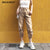 Spring vintage chain black cargo pants women high waist pants joggers baggy trousers women streetwear plus size