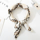 Square Scarf Hair Tie Band For Business Party Dots Print Women Elegant Small Vintage Skinny Retro Head Neck Silk Satin Scarf
