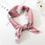 Square Scarf Hair Tie Band For Business Party Dots Print Women Elegant Small Vintage Skinny Retro Head Neck Silk Satin Scarf