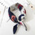 Square Scarf Hair Tie Band For Business Party Dots Print Women Elegant Small Vintage Skinny Retro Head Neck Silk Satin Scarf