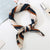 Square Scarf Hair Tie Band For Business Party Dots Print Women Elegant Small Vintage Skinny Retro Head Neck Silk Satin Scarf