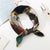 Square Scarf Hair Tie Band For Business Party Dots Print Women Elegant Small Vintage Skinny Retro Head Neck Silk Satin Scarf