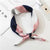 Square Scarf Hair Tie Band For Business Party Dots Print Women Elegant Small Vintage Skinny Retro Head Neck Silk Satin Scarf