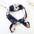 Square Scarf Hair Tie Band For Business Party Dots Print Women Elegant Small Vintage Skinny Retro Head Neck Silk Satin Scarf