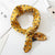 Square Scarf Hair Tie Band For Business Party Dots Print Women Elegant Small Vintage Skinny Retro Head Neck Silk Satin Scarf
