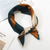 Square Scarf Hair Tie Band For Business Party Dots Print Women Elegant Small Vintage Skinny Retro Head Neck Silk Satin Scarf