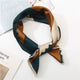 Square Scarf Hair Tie Band For Business Party Dots Print Women Elegant Small Vintage Skinny Retro Head Neck Silk Satin Scarf