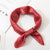 Square Scarf Hair Tie Band For Business Party Dots Print Women Elegant Small Vintage Skinny Retro Head Neck Silk Satin Scarf