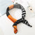 Square Scarf Hair Tie Band For Business Party Dots Print Women Elegant Small Vintage Skinny Retro Head Neck Silk Satin Scarf