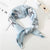 Square Scarf Hair Tie Band For Business Party Dots Print Women Elegant Small Vintage Skinny Retro Head Neck Silk Satin Scarf
