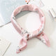 Square Scarf Leopard Hair Tie Band For Women Neckerchief Elegant Small Vintage Skinny Retro Head Neck Silk Satin Scarf