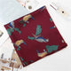 Square Scarf Leopard Hair Tie Band For Women Neckerchief Elegant Small Vintage Skinny Retro Head Neck Silk Satin Scarf