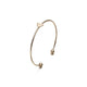Statement  Round Leaves Spiral Bangles Women Pretty Girl Punk Style Women Charm Bracelet Set Jewelry Gift ns50