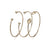 Statement  Round Leaves Spiral Bangles Women Pretty Girl Punk Style Women Charm Bracelet Set Jewelry Gift ns50