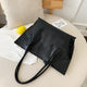 Stone Pattern PU Leather Shoulder Bags For Women 2019 Luxury Quality Handbags High Capacity Handbag Lady Black Hand Bag