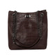 Stone pattern PU Leather Bucket Bags For Women 2018 Female Chain Crossbody Bag Ladies Shoulder Bags Lock Handbags Drop Shipping