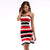 Striped Sling Bodycon Knit Dress Women Sexy Off Shoulder Slim Mini Dresses Breathable Summer Ladies Fashion Casual Dress New