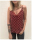 Summer For Women 2019 Spaghetti Strap Print Polka Dot Camis Top T Shirt Halter Top Women Casual Camisa Femenina Mujer Female Top