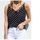 Summer For Women 2019 Spaghetti Strap Print Polka Dot Camis Top T Shirt Halter Top Women Casual Camisa Femenina Mujer Female Top