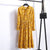 Summer Korean Chiffon Women Dress Elegant Ladies Vintage Long Dress Boho Floral Office Long Sleeve Vestidos Clothing 5LYQ003