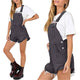 Summer  Women Denim Straps Shorts 2019 Street Wear Overalls Harajuku Jean Rompers Female Girls Tassel Jumpsuits summer new