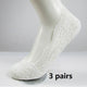 Summer women girl Silica Gel Lace Boat Socks Invisible Cotton Sole Non-slip Antiskid Slippers Anti-Slip Sock 3pair=6pcs
