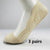 Summer women girl Silica Gel Lace Boat Socks Invisible Cotton Sole Non-slip Antiskid Slippers Anti-Slip Sock 3pair=6pcs