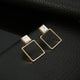 Sweet lovely gold fashion women's earrings crystal zircon butterfly ear clip woman painless statement jewelry wholesale