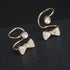 Sweet lovely gold fashion women's earrings crystal zircon butterfly ear clip woman painless statement jewelry wholesale