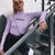 Sweetown Harajuku Crop Top Long Sleeve Turtleneck T Shirt purple Korean fashion Style graphic tees Women Printed Kawaii Tshirt