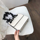 Thick Chain Crossbody Bags For Women 2019 Fashion Stone Pattern Small Shoulder Messenger Bag Ladies  Designer Purses and Handbag