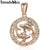 AlphaGal 12 Zodiac Sign Constellations Pendants Necklaces For Women Men 585 Rose Gold Male Jewelry Fashion Birthday Gifts GPM16