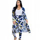 Two Piece Matching Sets Sexy Printed 2 Piece Set Women Clothes 2019 Long Cardigan Tops+Pants Suits Casual Autumn Winter Outfits