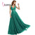 VKBRIDAL Long Evening Gowns Elegant Homecoming Party Dresses V Neck Tulle Sparkle Crystal Luxury Evening Dress 2019