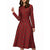 Vintage Red Plaid Bow A-line Long Dress Women Casual O-neck Long Sleeve Slim Dresses Autumn Ladies Elegant Dress High Quality
