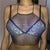 White Black Fishnet Tank Tops Women See Through Rhinestones Halter Crop Top 2019 Summer Cover Up Hollow Drawstring Top Beachwear