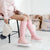 Winter Warm Plush Knee High Boots Women comfy Flat Heel Snow Boots Slip On Platform Woman Shoes Black Pink White 2019