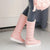 Winter Warm Plush Knee High Boots Women comfy Flat Heel Snow Boots Slip On Platform Woman Shoes Black Pink White 2019