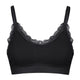 Wire Free Bra Women Crop Top Bra Tank Top Fitness Stretch Solid Bralette Strappy Padded Bra Bralet Vest