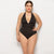 Womail 2019 Women's Plus Size Sexy V-neck Bikini Sexy Backless Strap One-piece Swimsuit Beachwear Monokini W3063