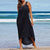 Womail Cover-Ups Womens Plus Size Beachwear Beach Wear Bikini Cover Up Kaftan Ladies Maxi Dress Solid Kimono Playa W3044