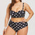 Womail Women Plus Size Bandage Printing Padded Bra Bikini Split Body Swimsuit Beachwear Maillot De Bain W3063