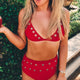 Womail Women Plus Size Print Tankini Swimjupmsuit Swimsuit Beachwear Padded Swimwear wear Female Mobikini  W22519