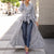 Women 2019 Spring Fashion Casual Long Shirt Workwear Office Formal V-Neck Top Striped Tie Waist Dip Hem Irregular Blouse