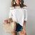Women 2019 Summer Fashion Stylish White Female Shirt Off Shoulder Guipure Lace Loose Blouse